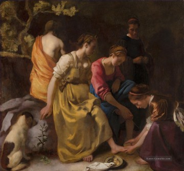  Meer Galerie - Diana und ihre Gefährt Barock Johannes Vermeer